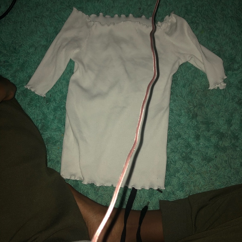 White junior top